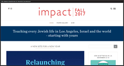 Desktop Screenshot of impact.jewishla.org