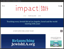 Tablet Screenshot of impact.jewishla.org